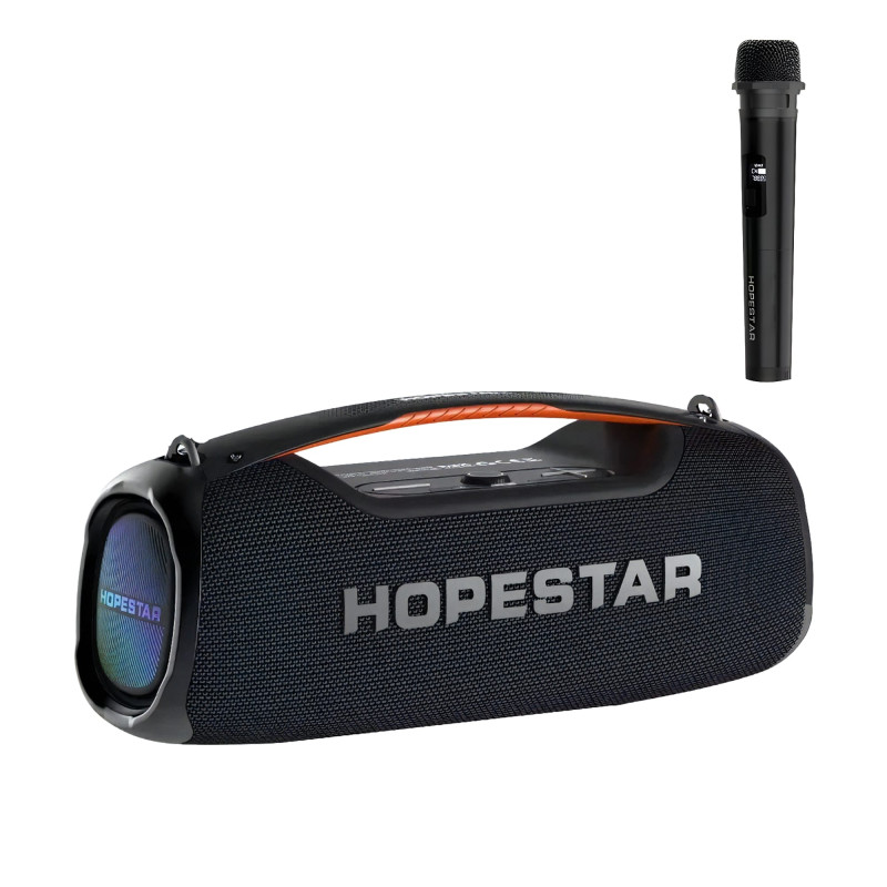 Портативна акустична система Hopestar A60 (100W, 15000mAh, IPX6),Чорна