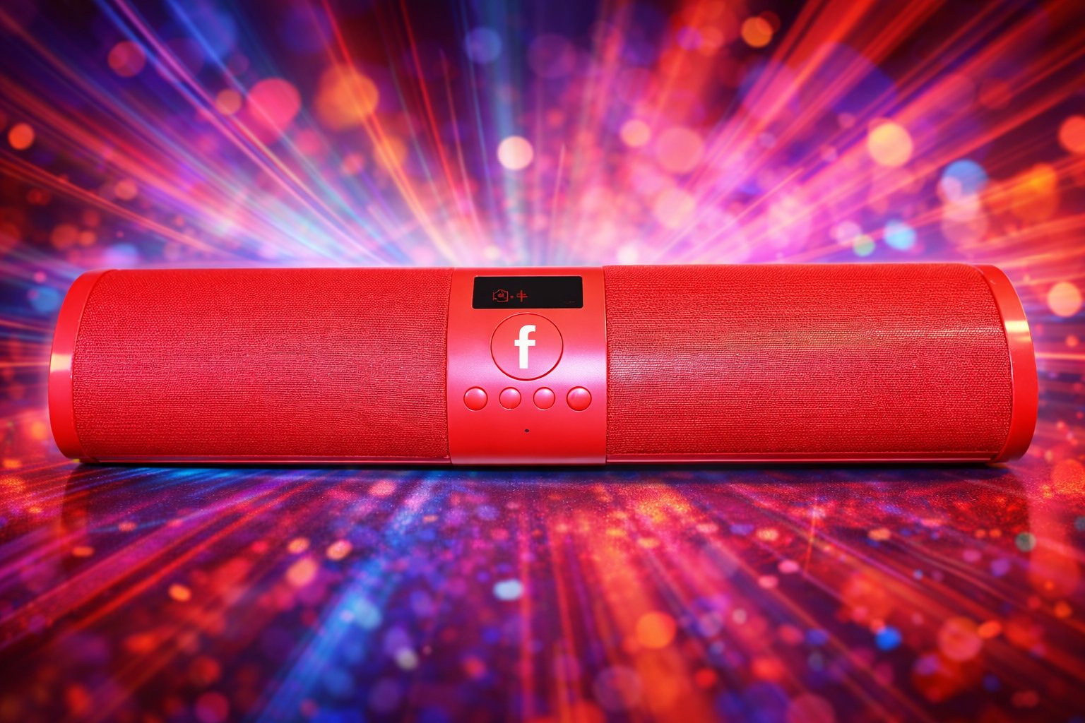 Портативна Bluetooth-колонка AEC J36 (10W, 2200mAh, Стерео),Червона