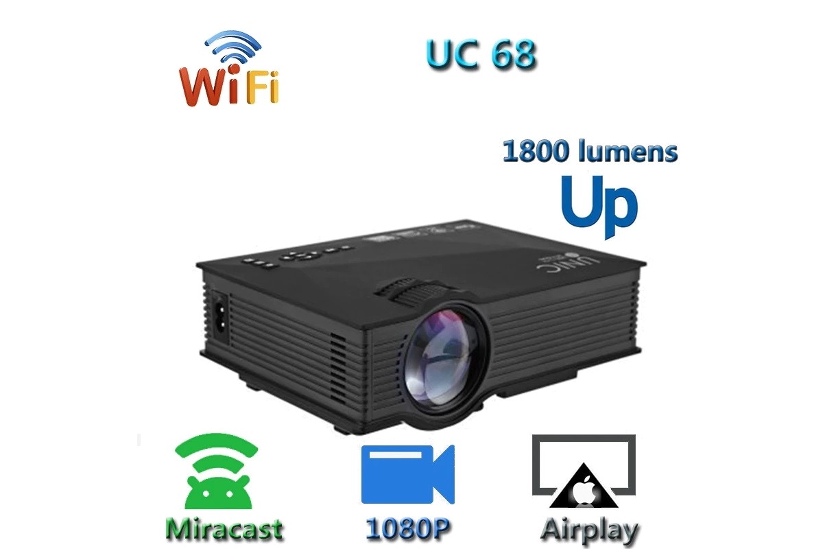 Мультимедійний Wi-Fi проєктор UC68 (Wireless Mirroring Series)