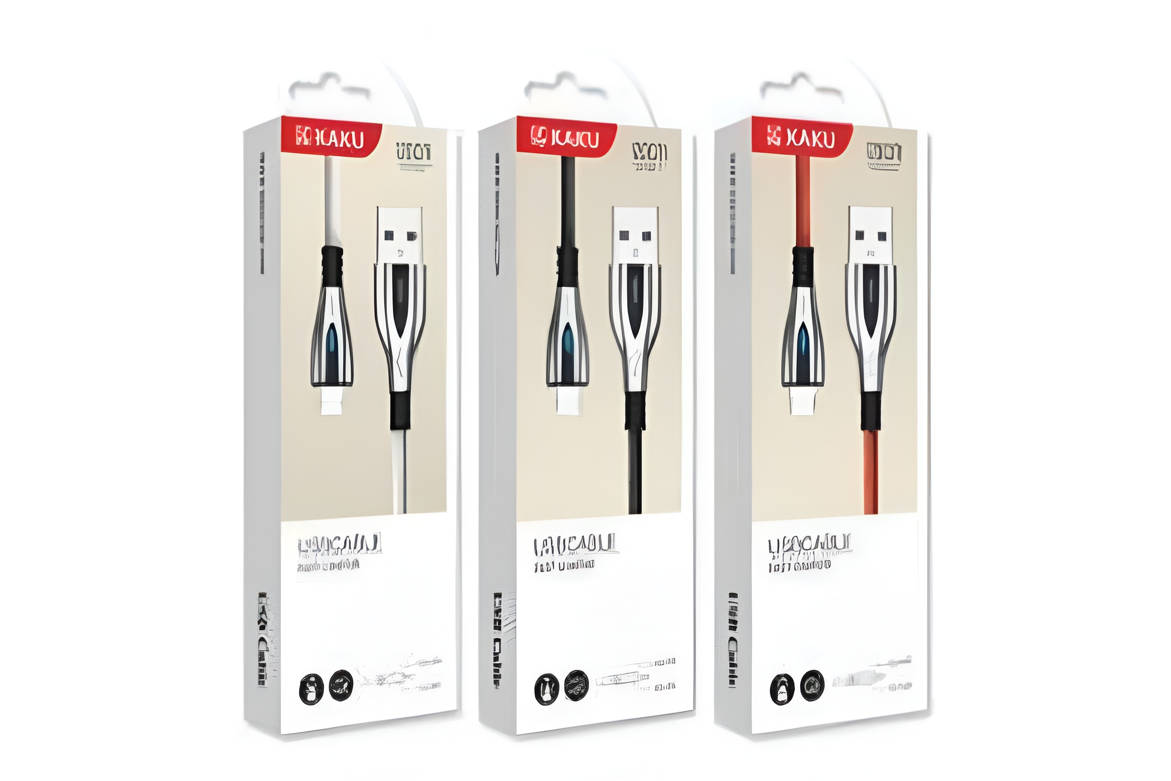 Кабель USB — Lightning / Micro-USB KAKUSIGA KSC-097 Light Source (1.2м, 2.8A) — З LED-індикацією,в асортименті