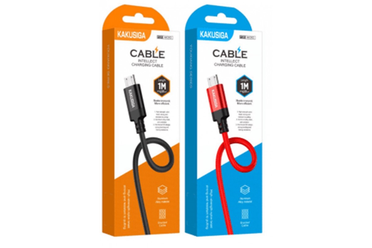 Кабель USB — Micro-USB KAKUSIGA KSC-652 YouXiang Series (1м, 2.4A) — Армована надійність та стиль