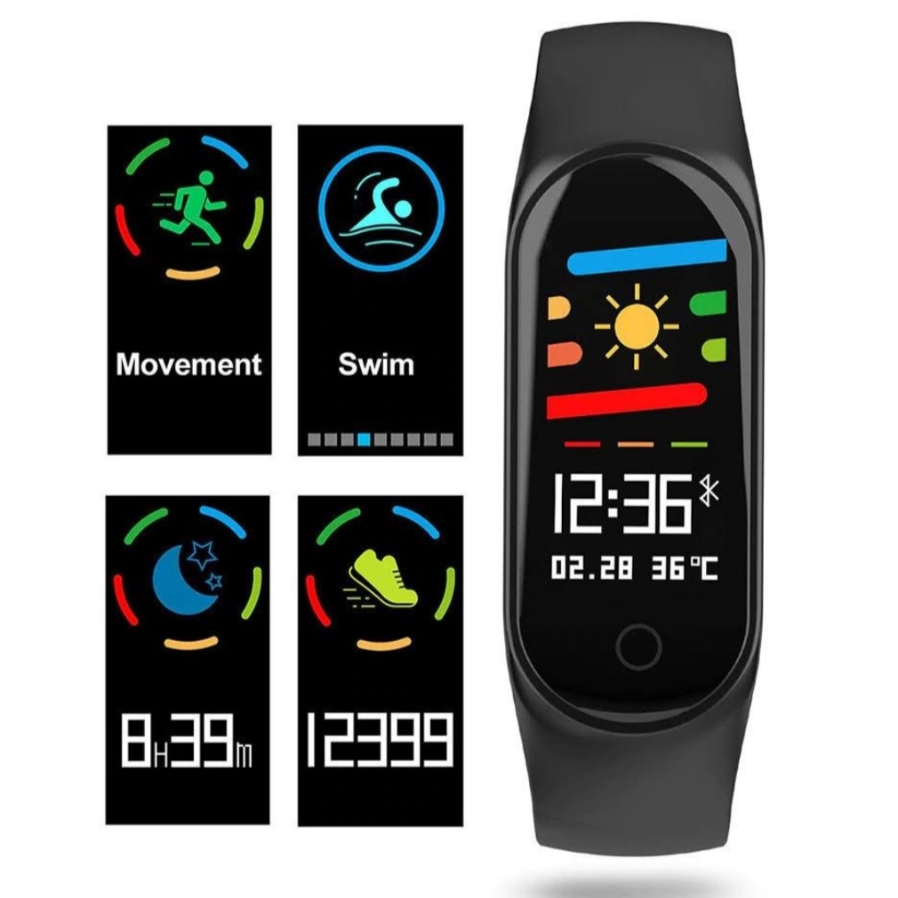 Фітнес-браслет Smart Band M3 — Ваш оновлений партнер для активного способу життя,Чорний