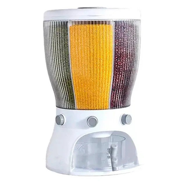 Органайзер для круп та спецій MA-2000 (10 кг) — Обертова система зберігання з дозатором