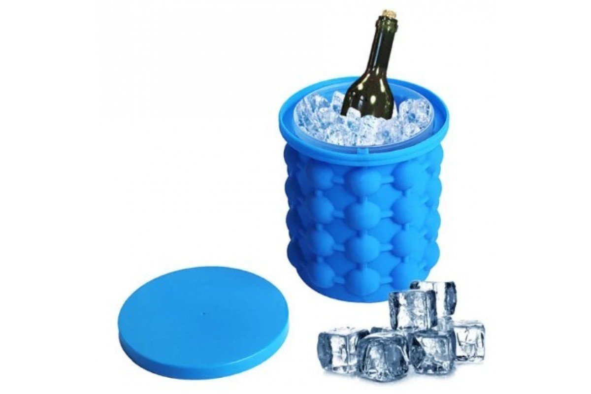 Силіконове відро для льоду (PKT-10139) — Форма-генератор Ice Cube Maker