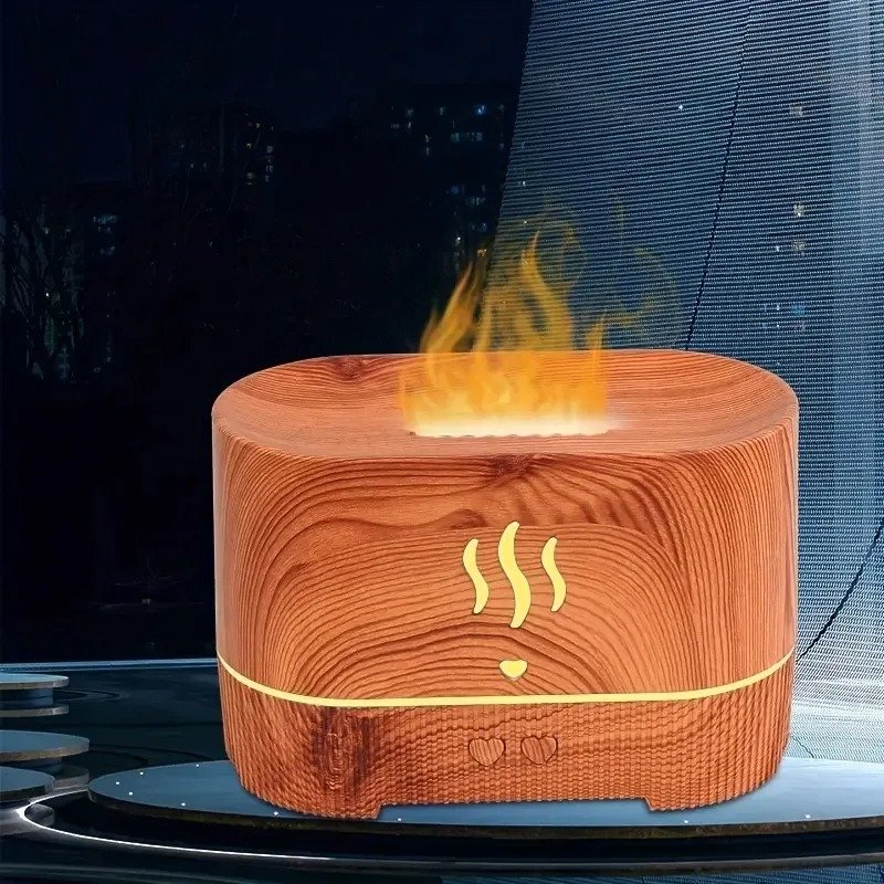 Зволожувач повітря з камінням Aroma Diffuser UV-2 / FT-1923 — Природна гармонія та зволоження,Коричневий