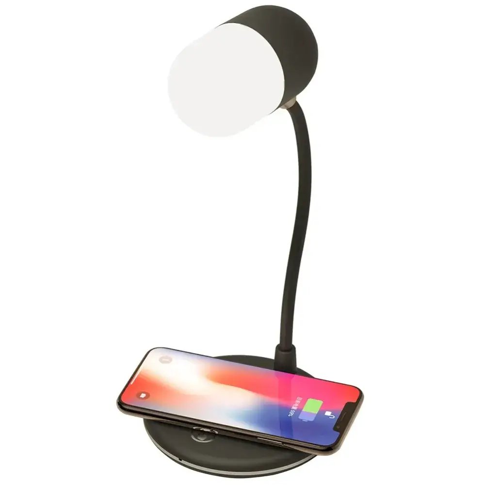 Акумуляторна настільна LED лампа MD-088 — Функціональність та сучасний стиль,Чорний