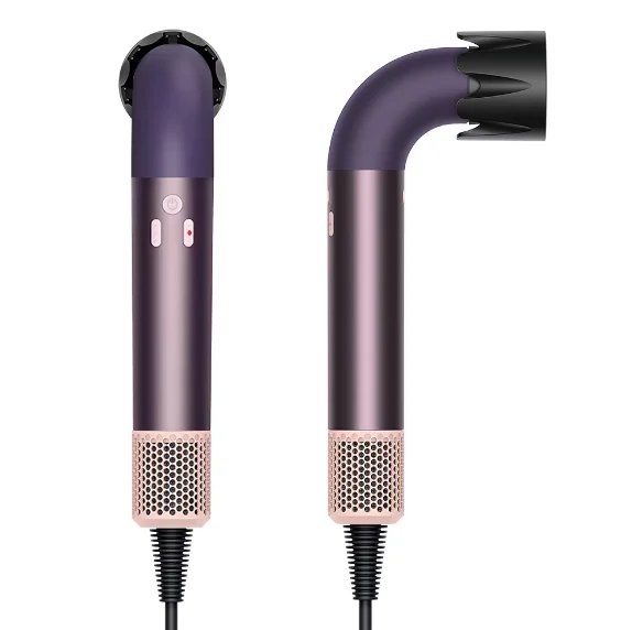 Професійний фен для волосся Hair Dryer Supersonic HD19 (1600 Вт): Інноваційна потужність та дбайливий догляд,Рожевий
