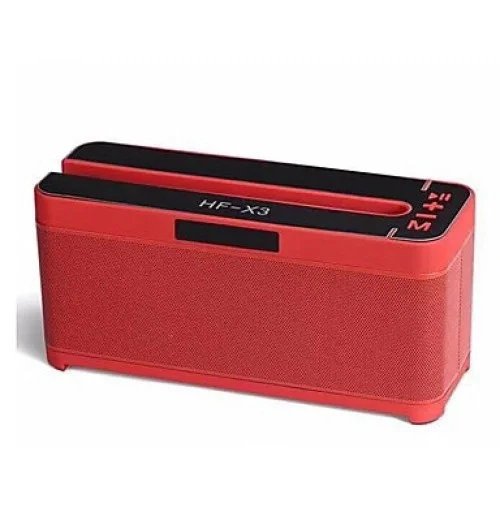 Портативна Bluetooth колонка HF-X3 з функцією Power Bank — Ваш універсальний медіацентр,Червона