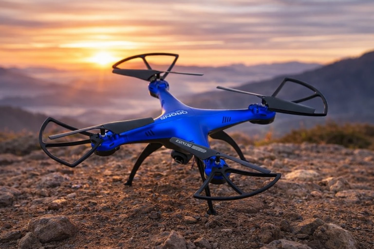 Квадрокоптер DM-93 1 Million — Складаний дрон із HD-камерою та FPV-режимом,Синій