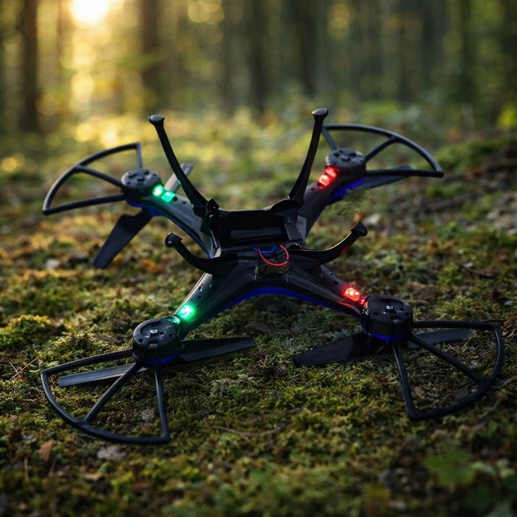 Квадрокоптер DM-93 1 Million — Складаний дрон із HD-камерою та FPV-режимом,Чорний