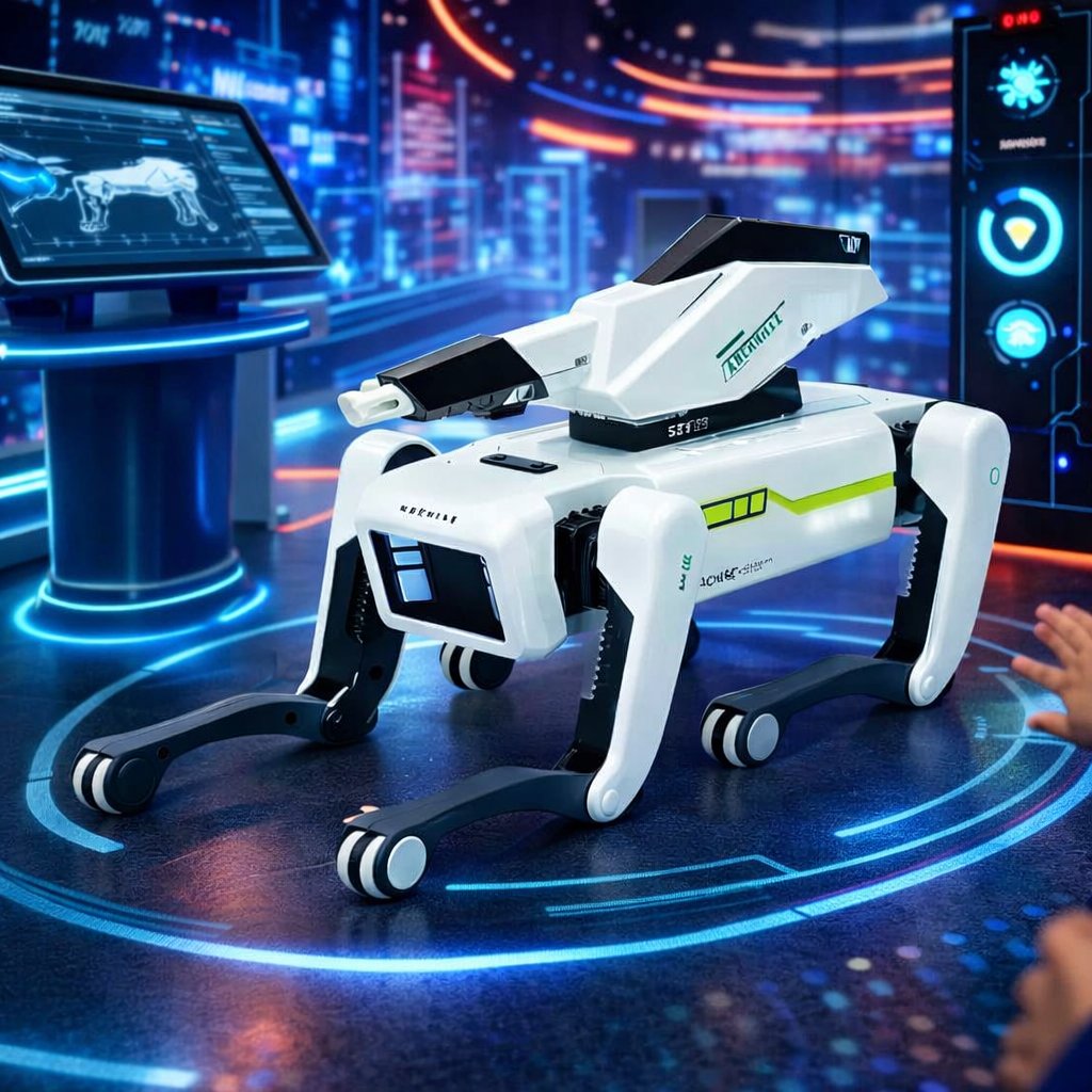 Інтерактивний Робот-пес UFT Smart Dog — Розумний захисник із голосовим керуванням