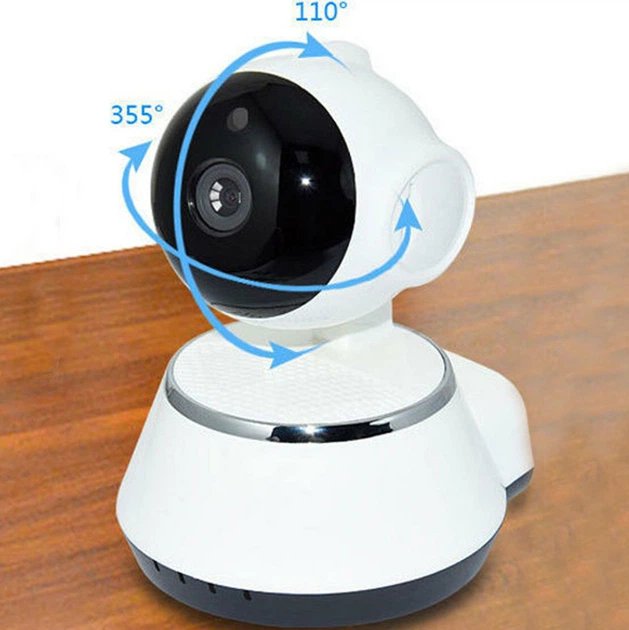 Home Security WiFi Camera Q5 — Розумна бездротова камера відеоспостереження з 3 антенами, панорамним оглядом 355° та нічним баченням