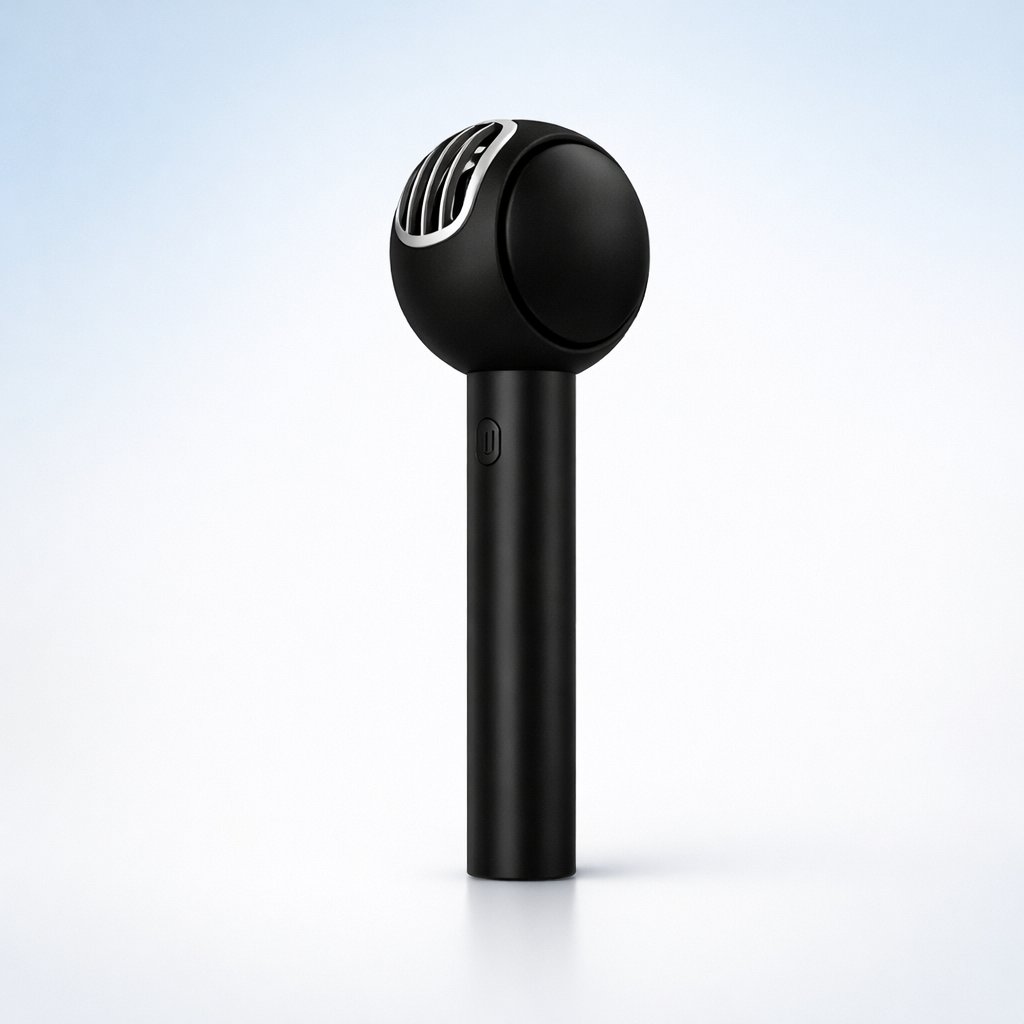 ПОРТАТИВНИЙ МІНІ-ВЕНТИЛЯТОР HANDHELD SMALL FAN (F)ASHION,Чорний