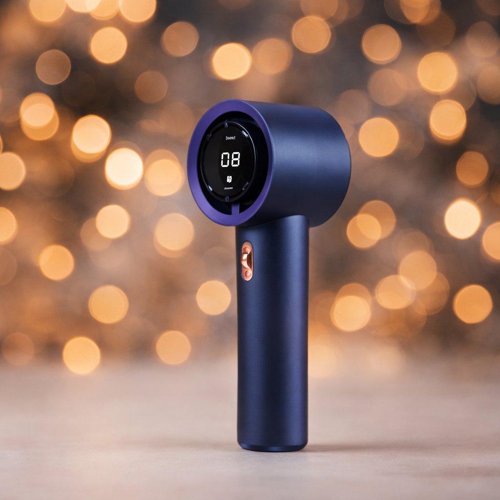 ПОРТАТИВНИЙ МІНІ-ВЕНТИЛЯТОР TURBO HANDHELD FAN T11,Синій