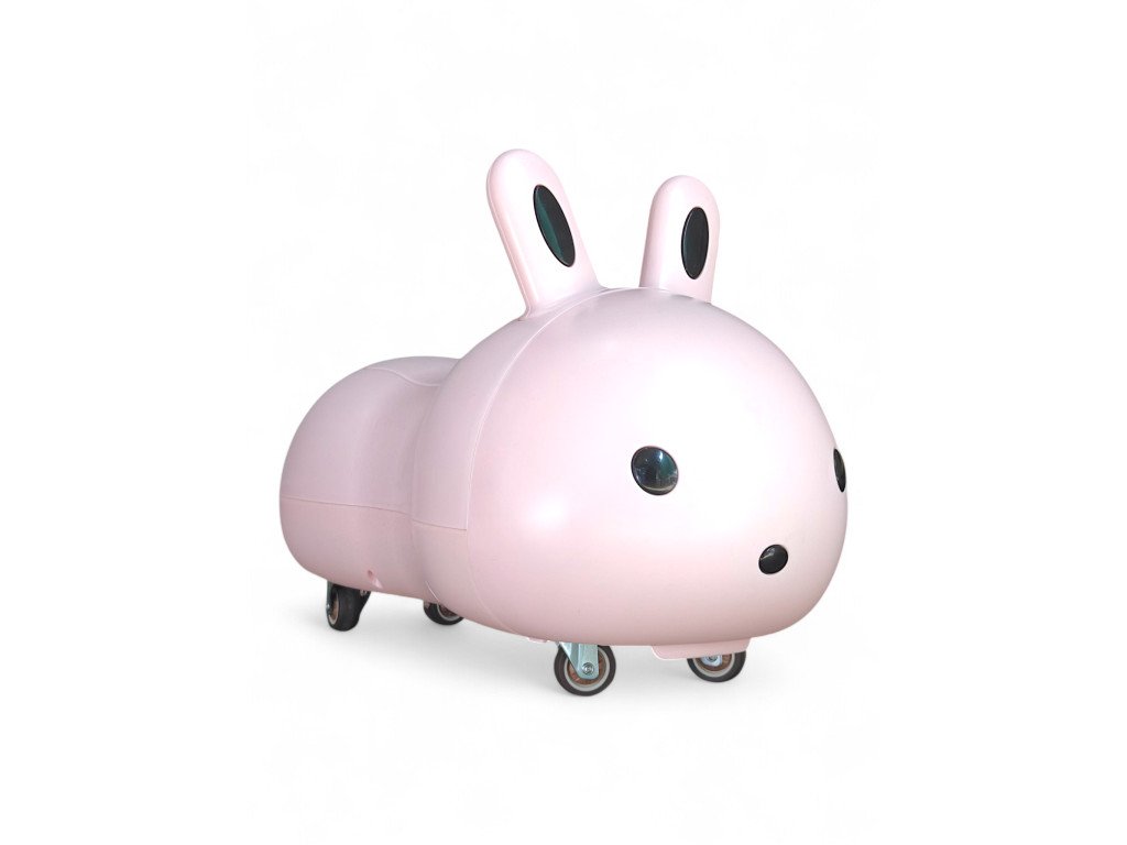 ДИТЯЧА КАТАЛКА-ТОЛОКАР RABBIT 333 (МУЗИЧНА ТА МАНЕВРЕНА),Рожева