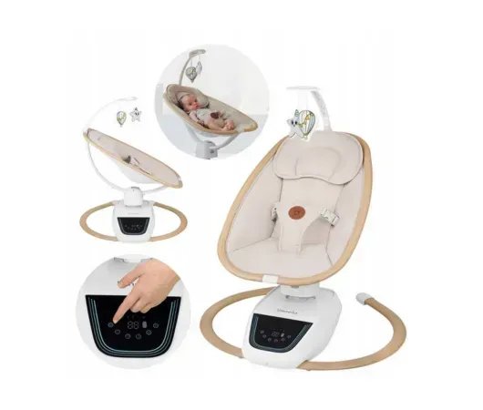 КРІСЛО-ГОЙДАЛКА LIONELO OLIVIA (BEIGE NATURAL)