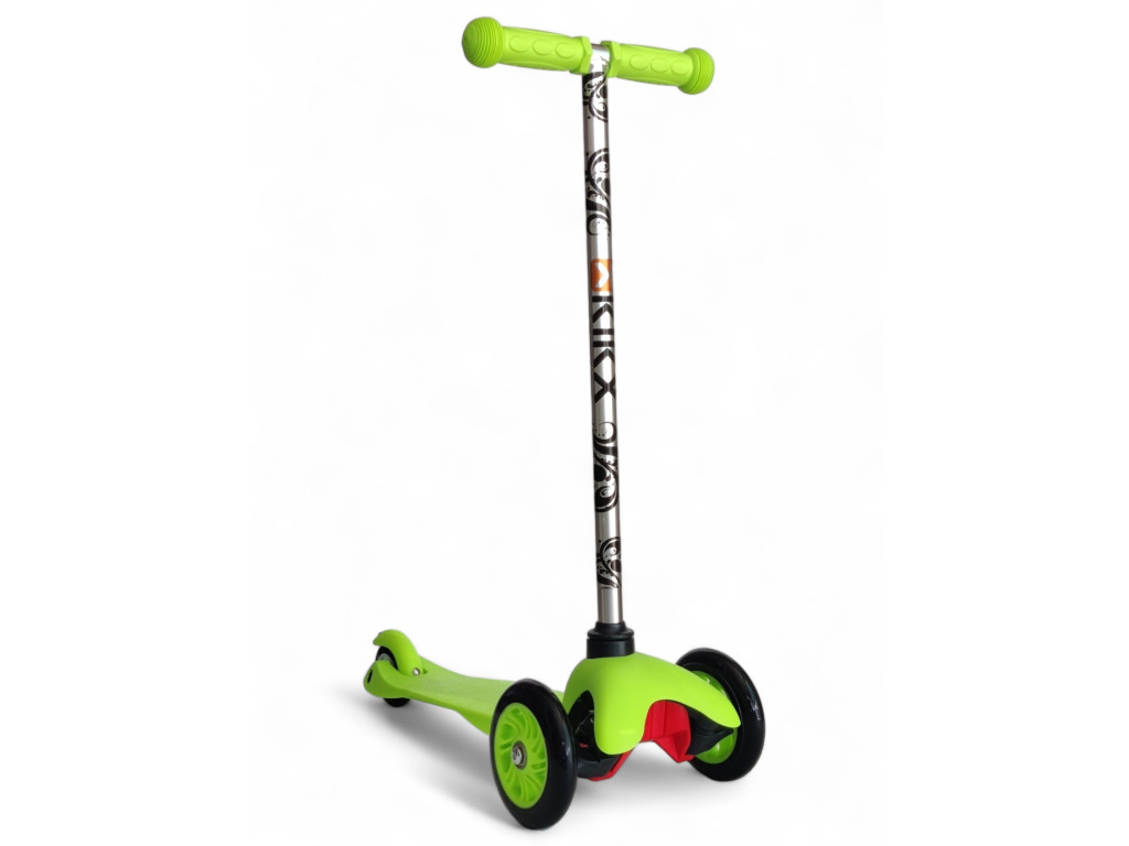 Дитячий триколісний самокат Scooter Mini Fixed 01: Перша легкість та впевнені кроки,Зелений