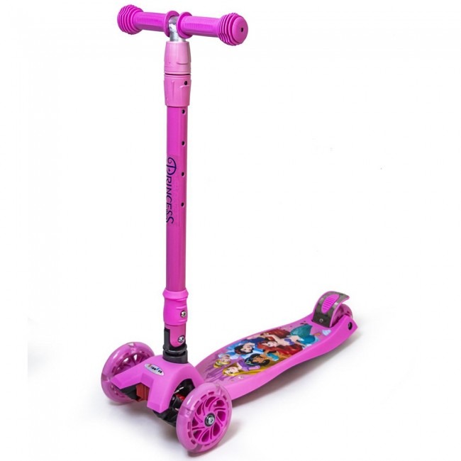 Дитячий триколісний самокат Maxi Scooter Disney MZ3: Казкові пригоди з улюбленими героями