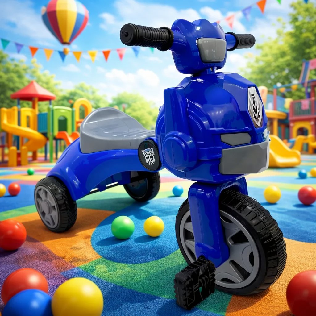 Дитячий триколісний велосипед-трансформер FD-19 Baby Tricycle,,Синій