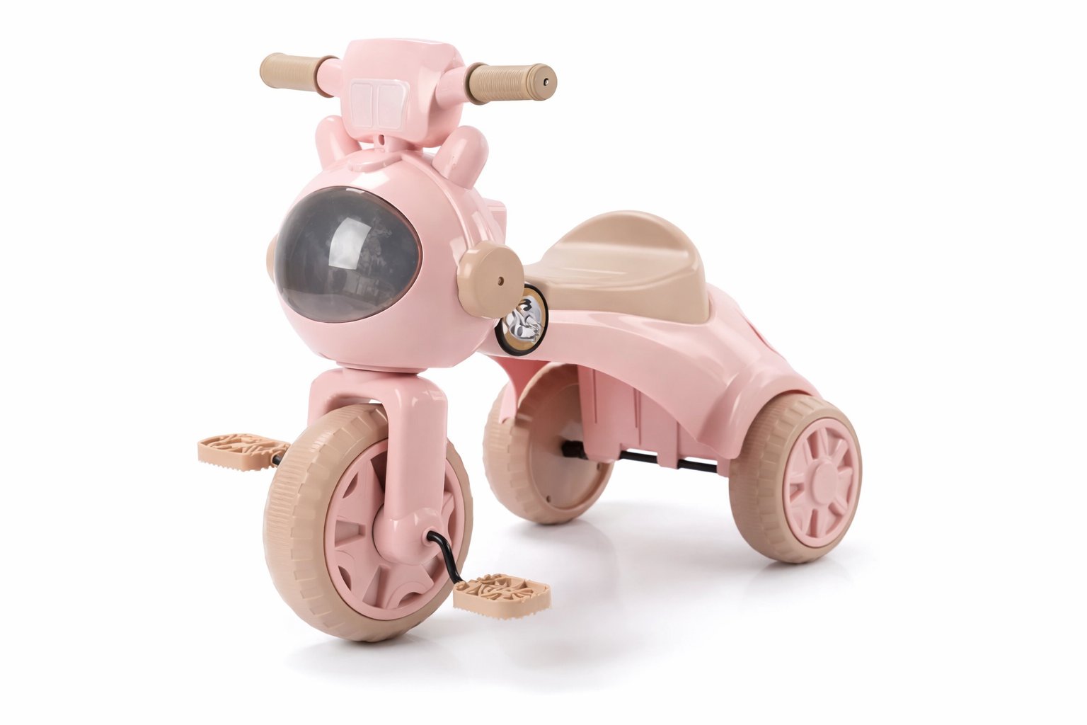 Дитячий триколісний велосипед-трансформер FD-20 Baby Tricycle,Рожевий