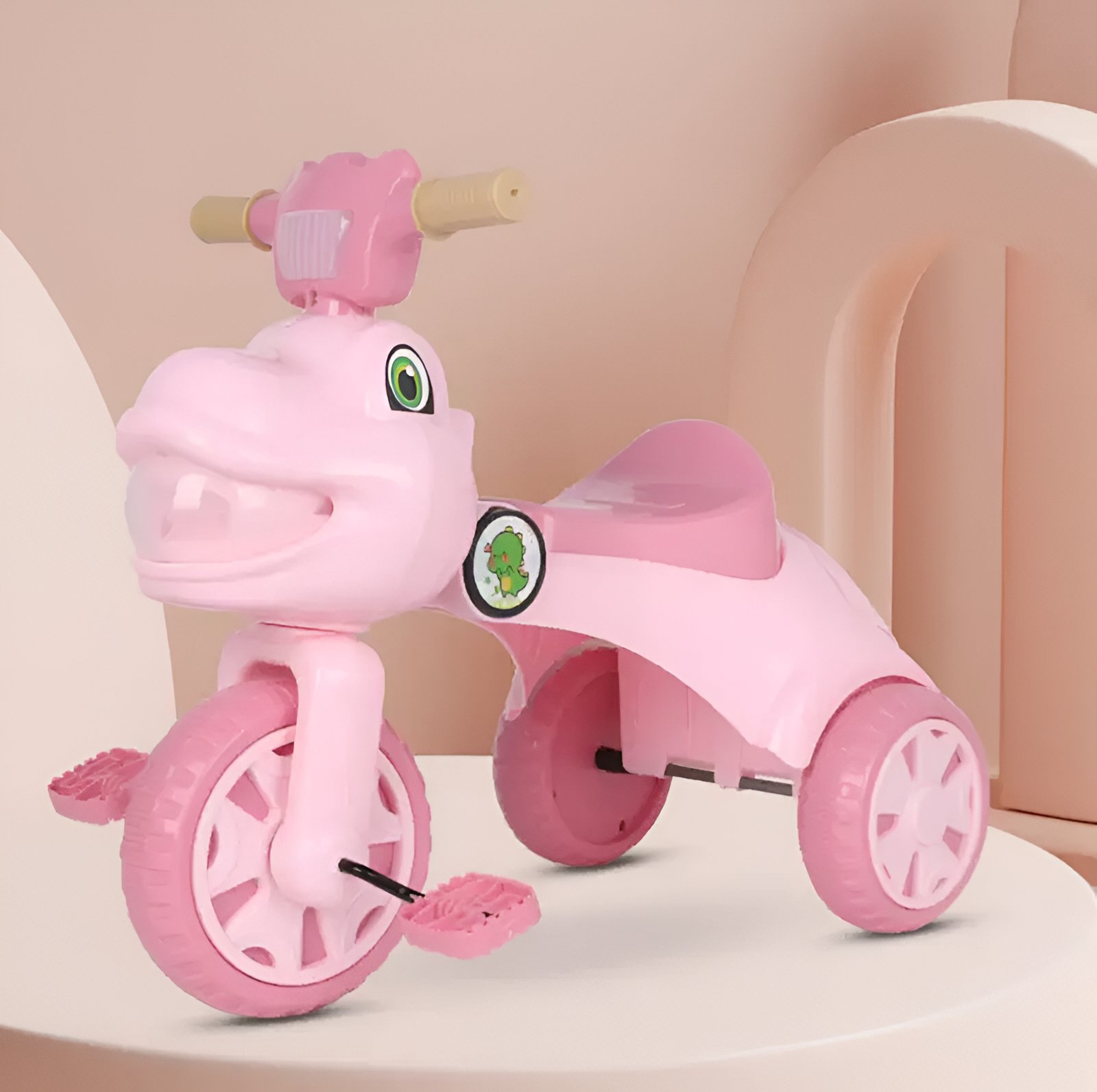 Дитячий триколісний велосипед-трансформер FD-21 Baby Tricycle,Рожевий