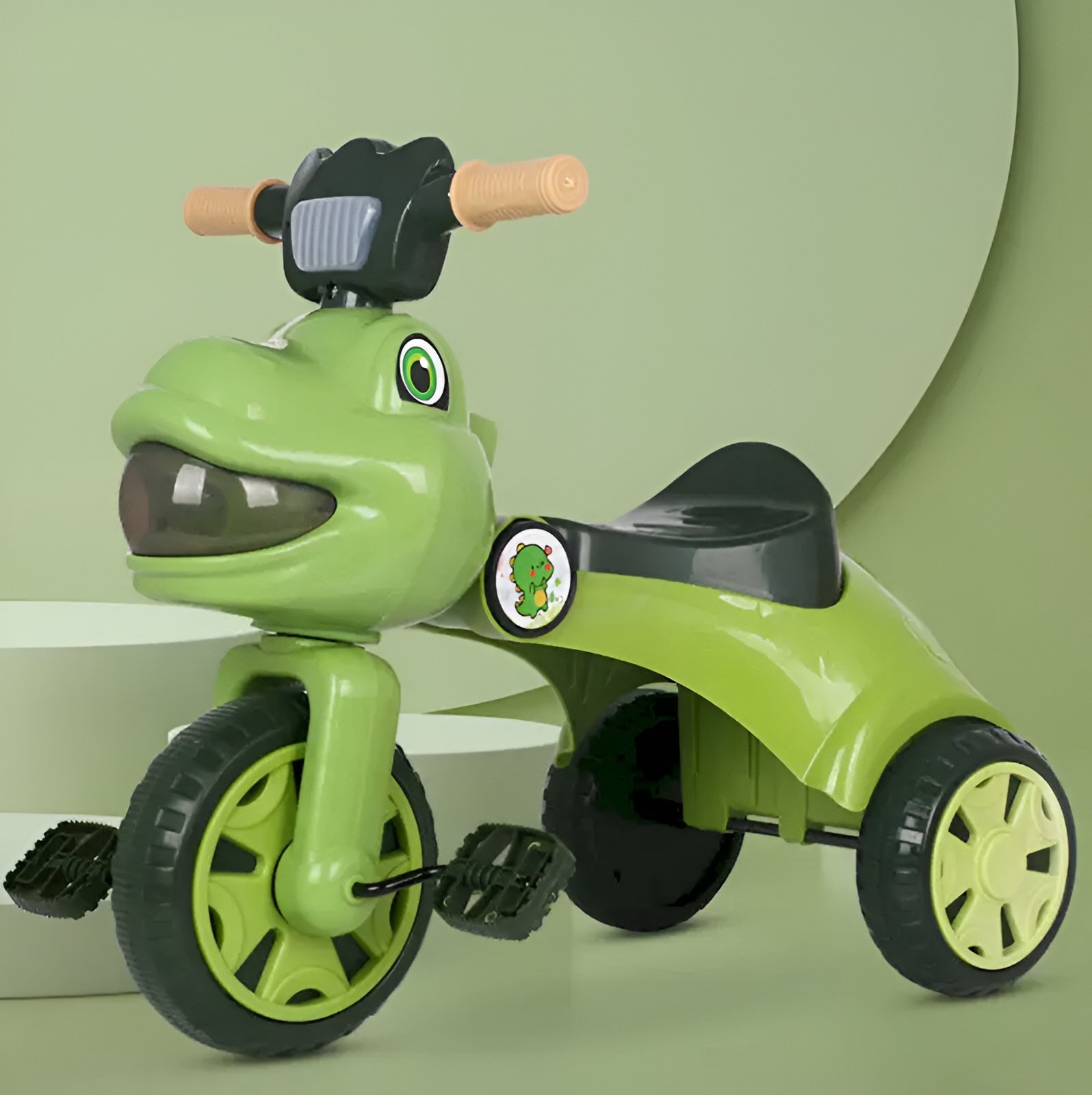 Дитячий триколісний велосипед-трансформер FD-21 Baby Tricycle,Зелений