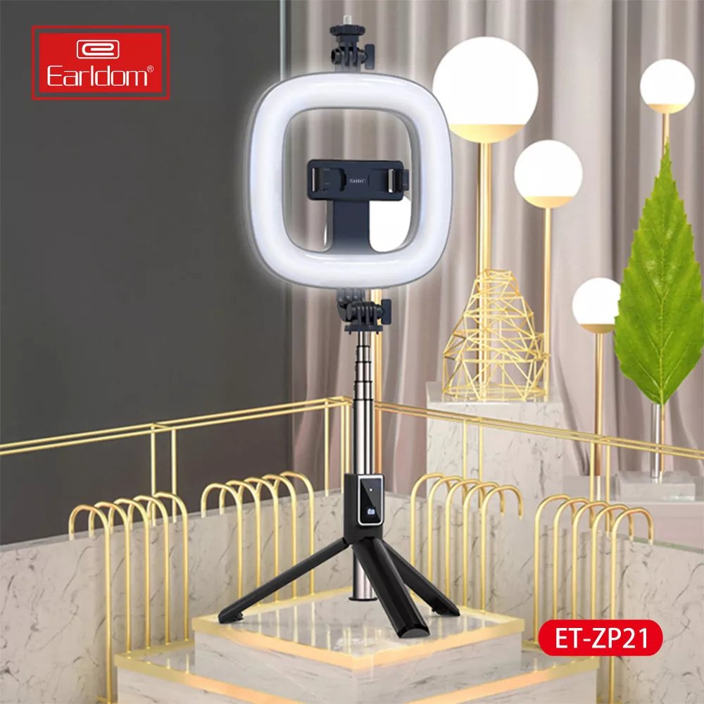 Компактна кільцева LED лампа Earldom ET-ZP21 16 см — професійне освітлення у мініатюрному форматі