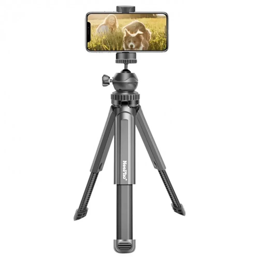 Монопод-трипод NP-999 для телефона, фотоапарата та екшн-камери 0.38 м чорний