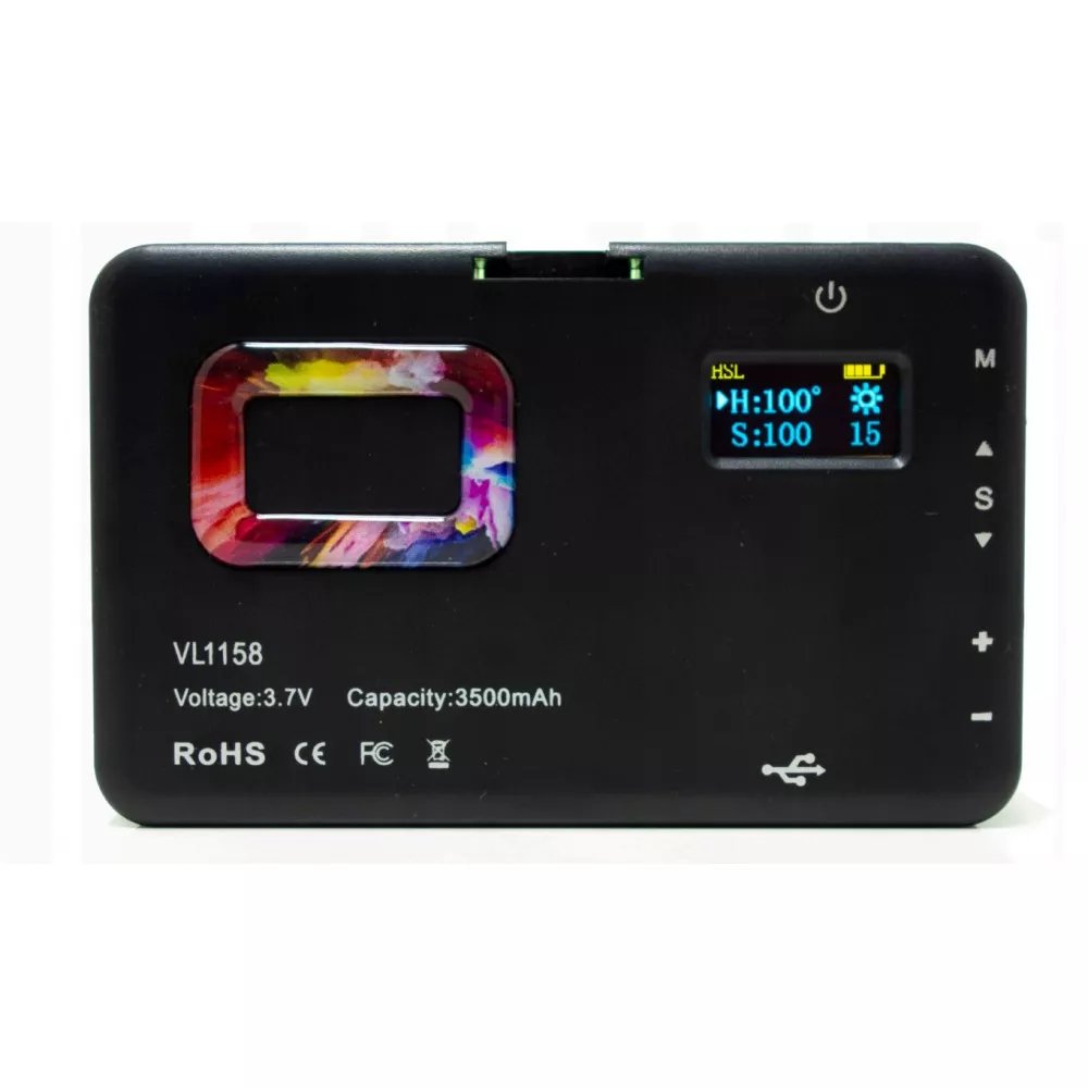Селфі-спалах ADDWING VL-1158 RGB — професійне освітлення для ваших творчих ідей