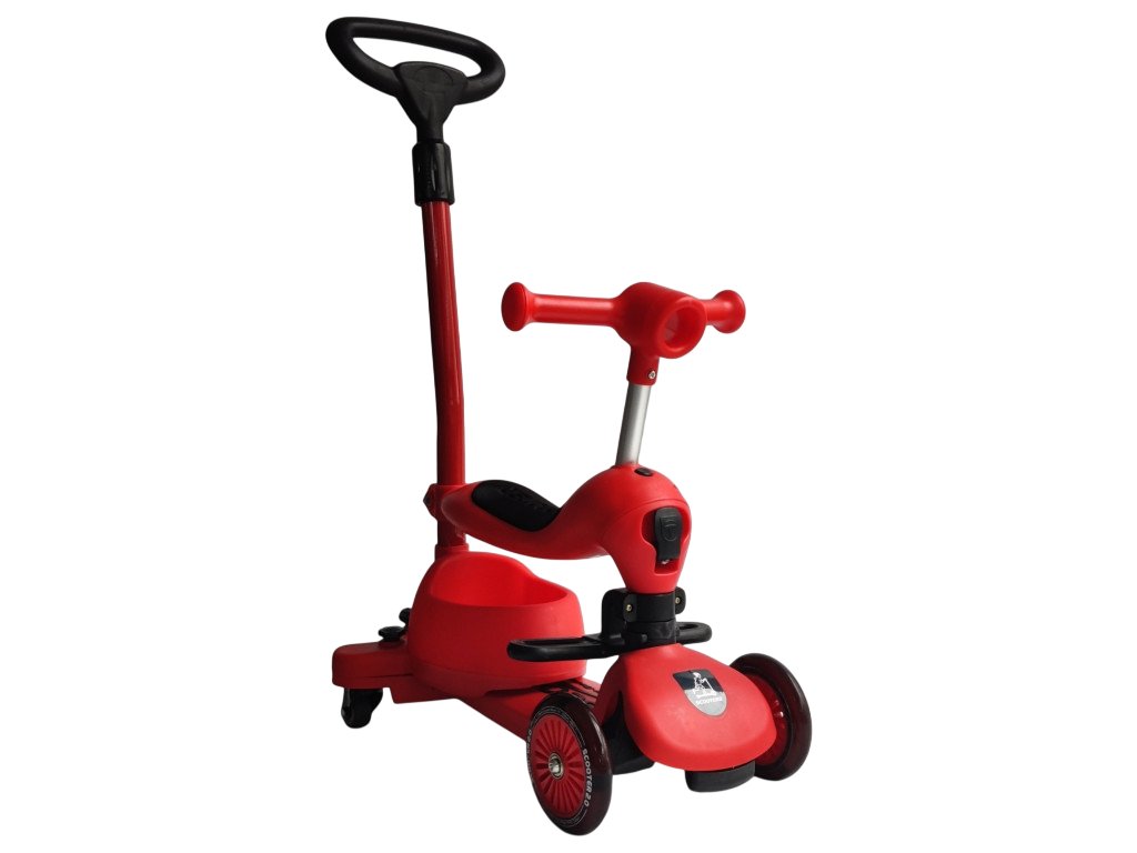 Дитячий самокат-трансформер 4 в 1 Scooter Basket K619: Надійний супутник з перших кроків