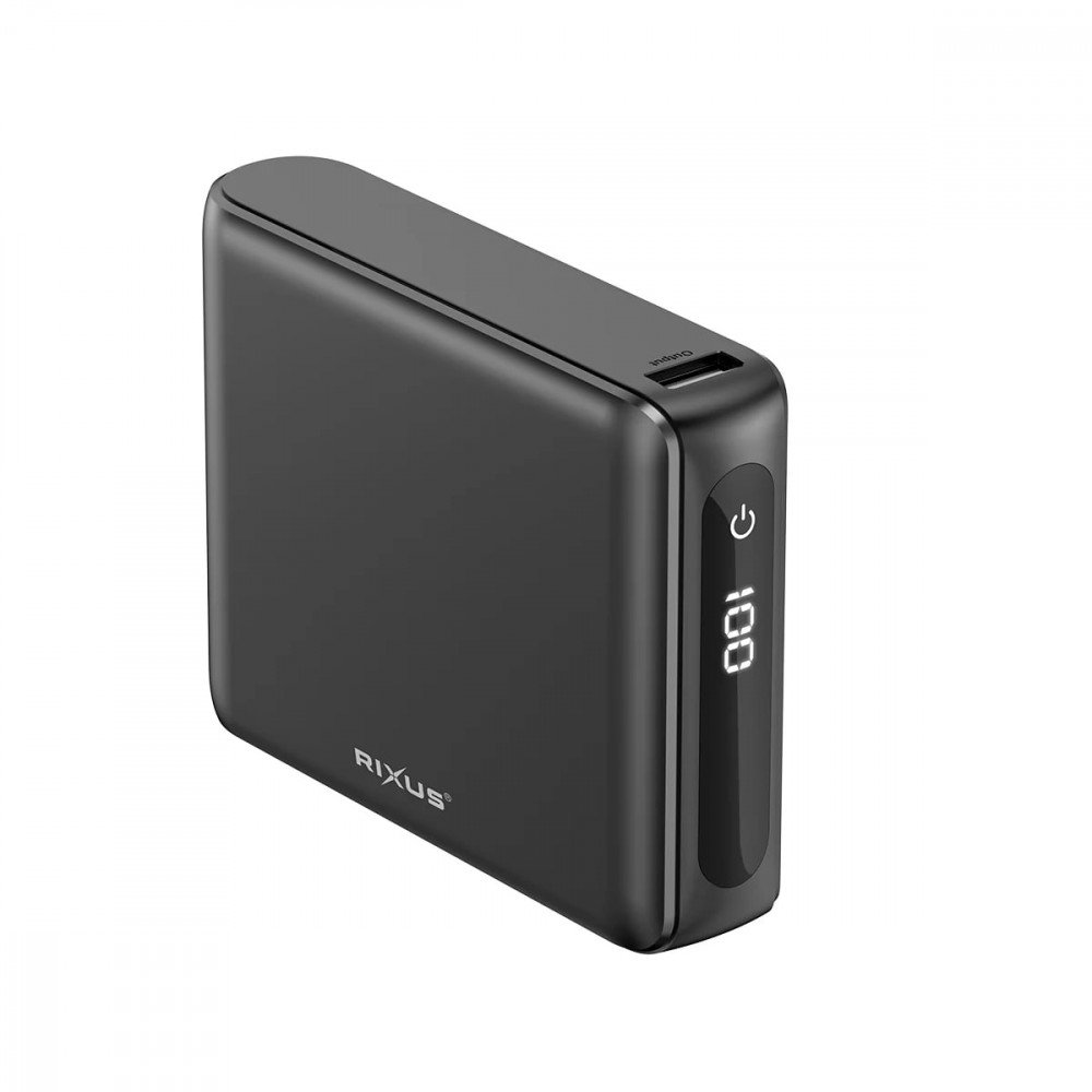 Повербанк Rixus RXPB25 20000 mAh — ємний запас енергії з цифровим дисплеєм