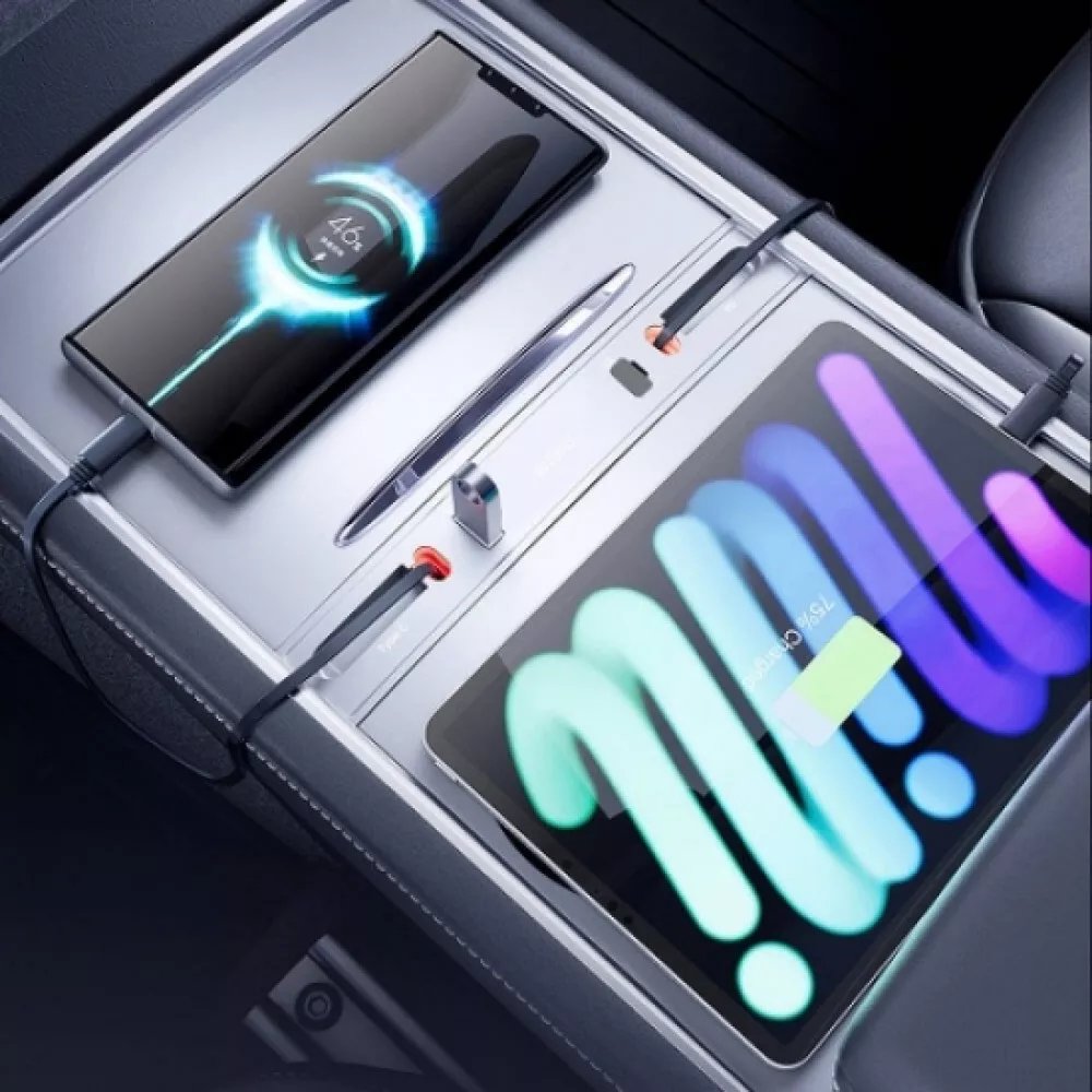 Док-станція Wiwu Wi-DS001 — ідеальний центр живлення для вашої Tesla (Model 3 / Y)