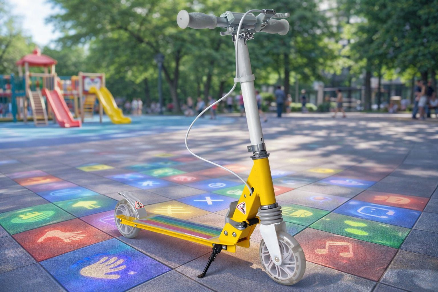 Дитячий двоколісний самокат Scooter Mini 112: Перший драйв та максимальна плавність ходу,Жовтий