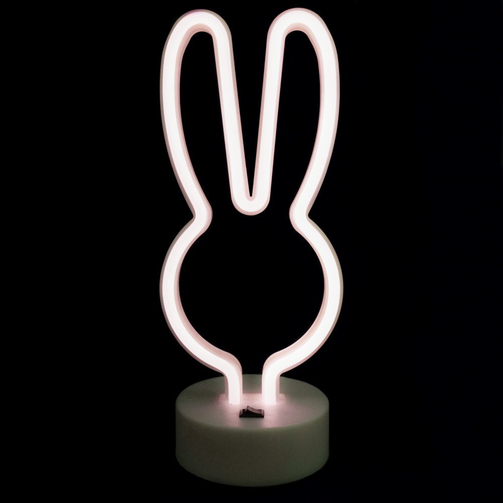 Нічний світильник Neon Lamp series — Bunny White (Зайчик)