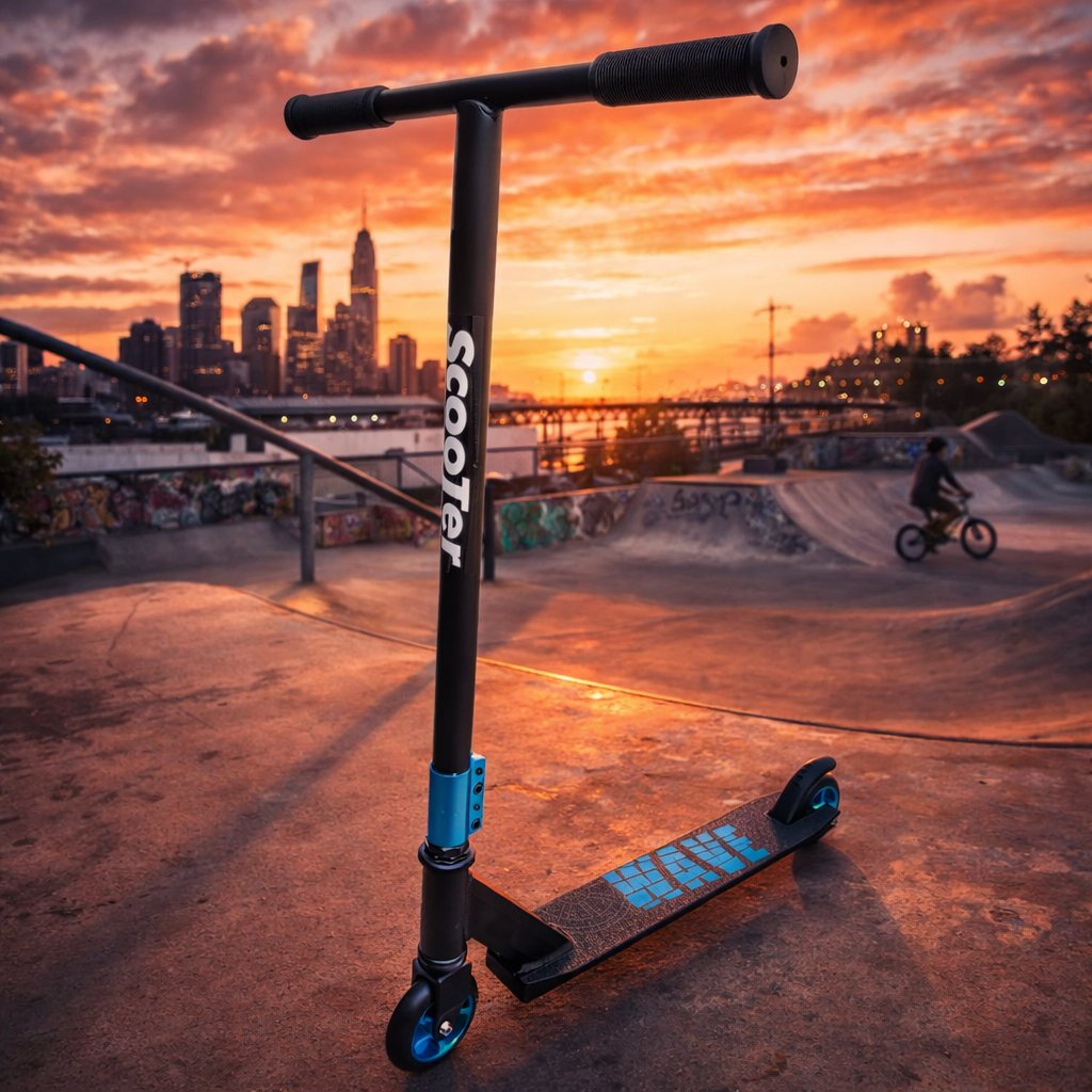 Трюковий самокат Scooter Wave 050-X: Легкість та маневреність для перших перемог,Синій