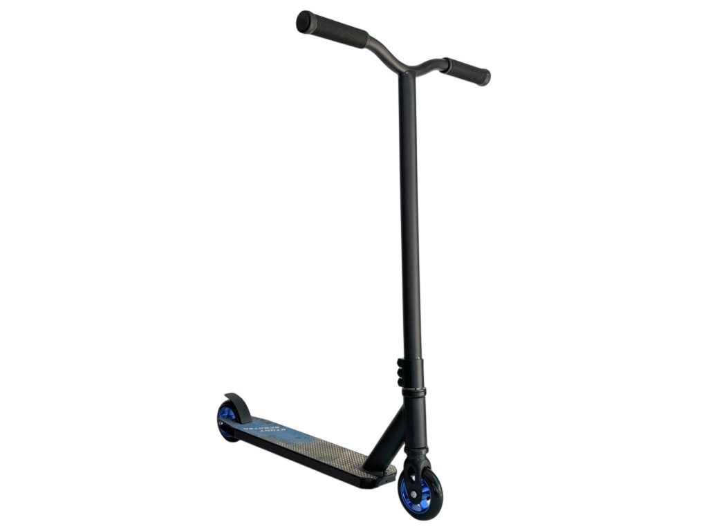 Трюковий самокат Stunt Scooter 002: Професійна компресія HIC та алюмінієва міцність,Чорний