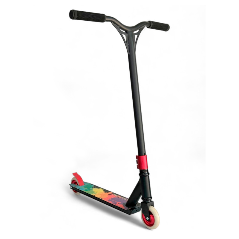 Трюковий самокат Scooter Xinlilong 18: Професійний контроль та алюмінієва витривалість,Чорний