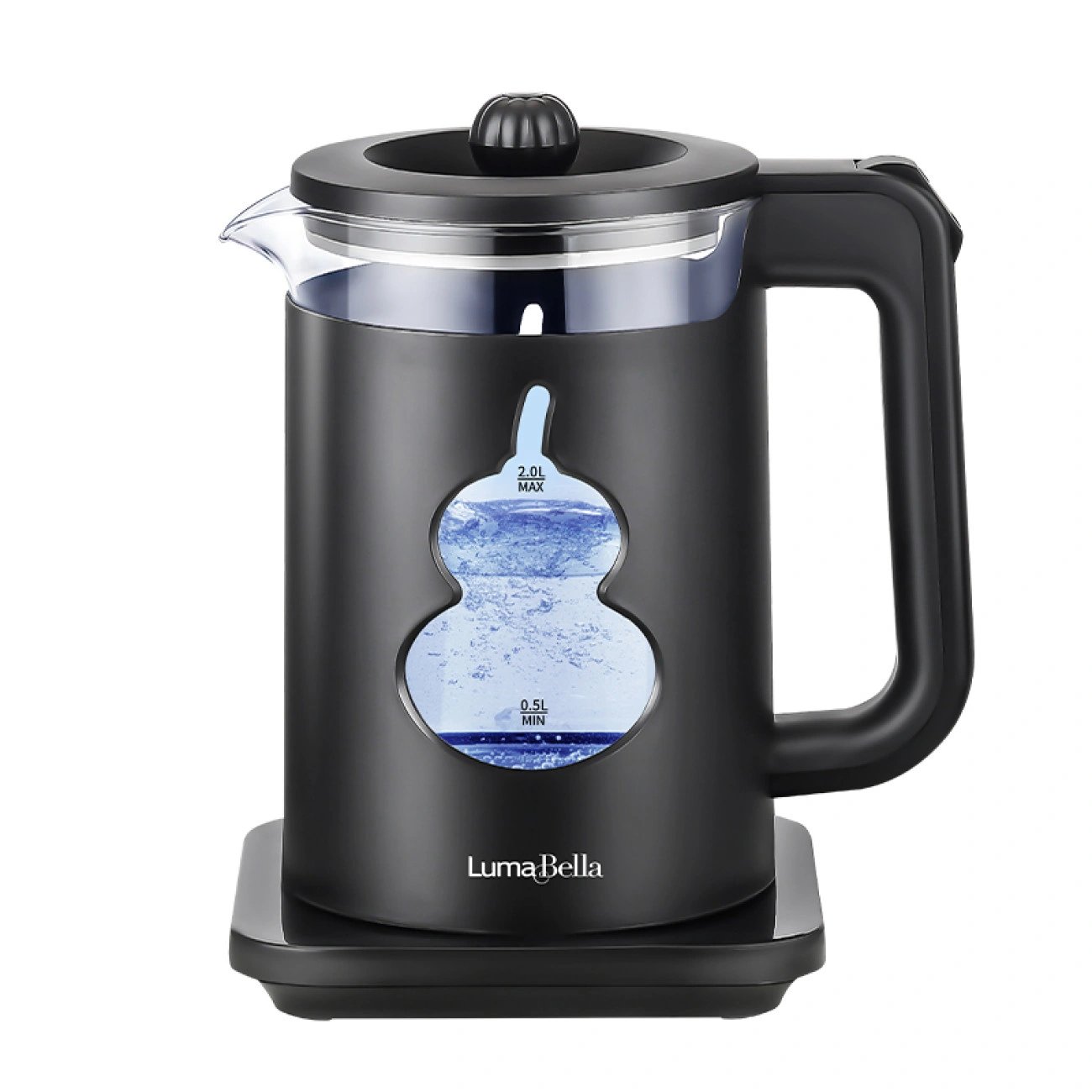 Електрочайник LumaBella LB-59006: Елегантність скла та безкомпромісна безпека