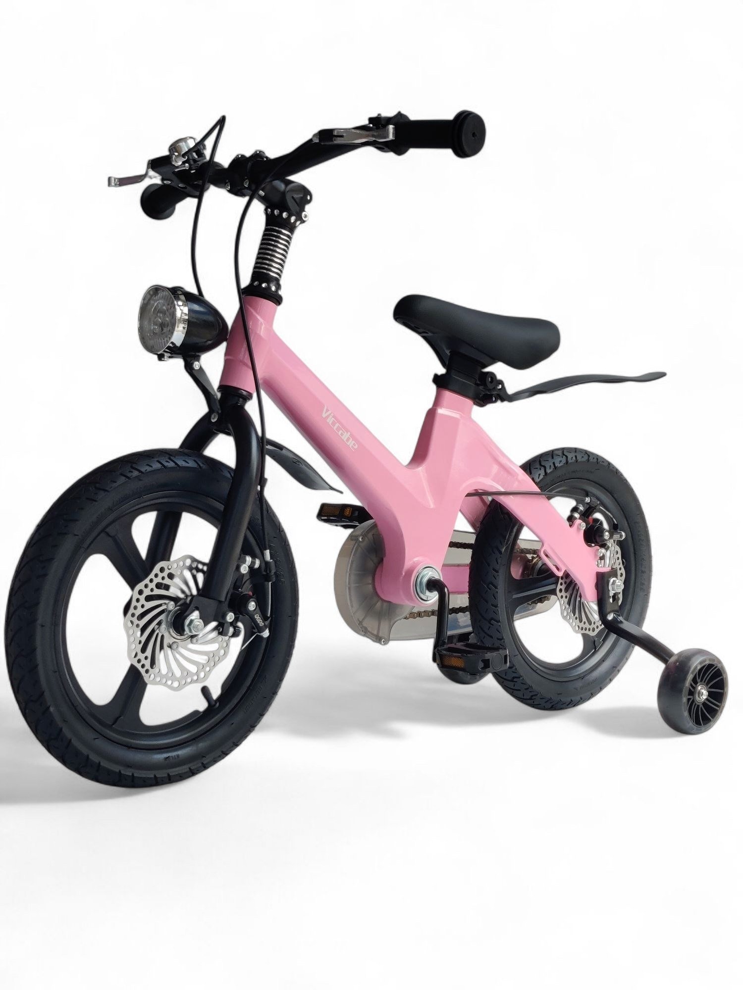 Дитячий велосипед Viccabe Magnesium 11A-18 — легкість магнієвої рами та професійна безпека,Рожевий