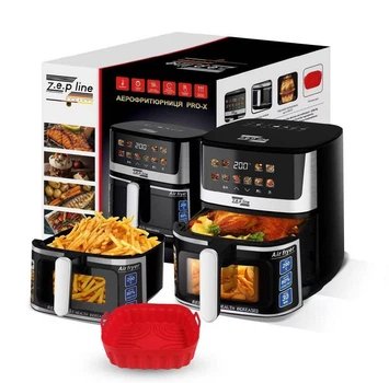 Аерофритюрниця Zepline ZP-00351: потужність 2200 Вт (8 л) для здорового харчування