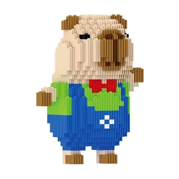 3D-конструктор Magic Blocks Ведмедик синьому костюмі