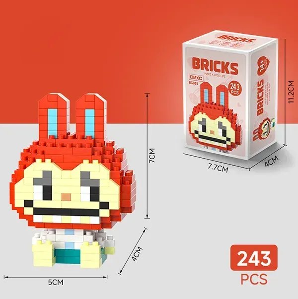 Конструктор BRICKS  — яскравий персонаж у 243 деталях