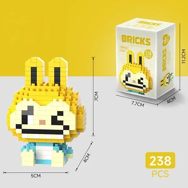 Конструктор BRICKS  — яскравий персонаж у 243 деталях