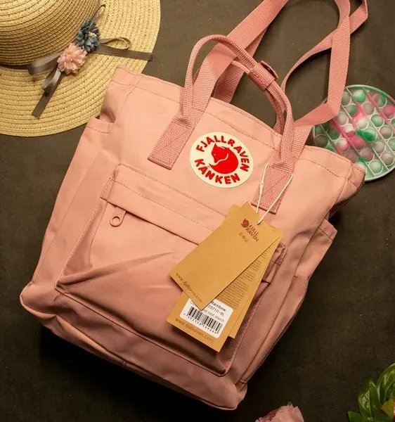 Сумка-рюкзак Fjallraven Kanken 14л (36х30х15 см) – Пудровий
