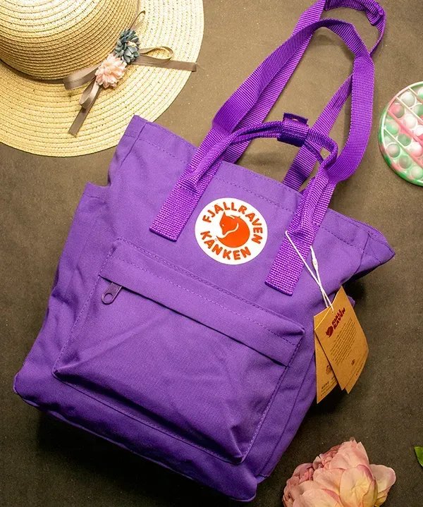 Компактна сумка-рюкзак Fjallraven Kanken 8л (30х25х13 см) – Фіолетовий