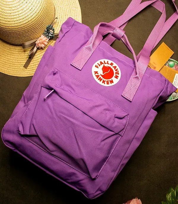 Стильний рюкзак-трансформер Fjallraven Kanken 14л (36х30х15 см) – Ліловий
