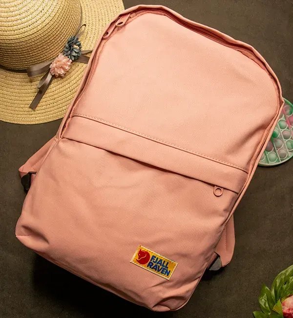 Рюкзак-трансформер Fjallraven Kanken 16л (40х27х16 см) – Пудровий