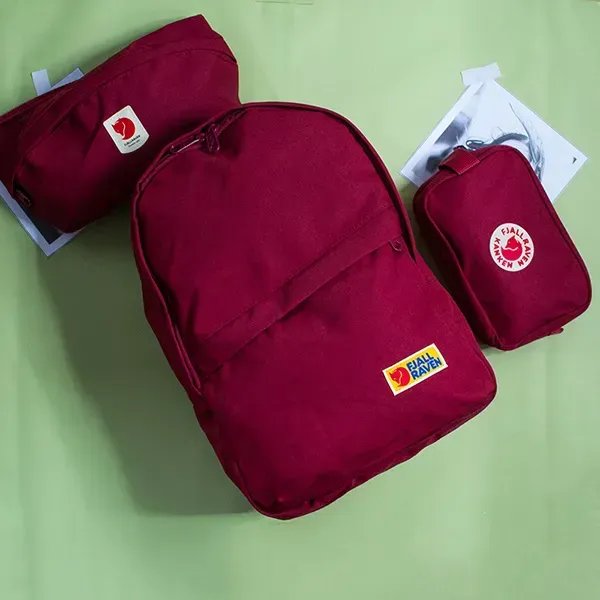 Рюкзак-трансформер Fjallraven Kanken 16л (40х27х16 см) – Бордовий