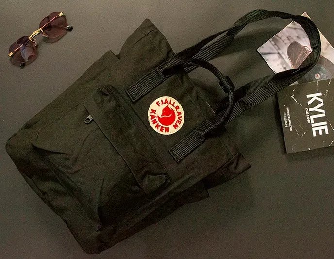 Сумка-рюкзак Fjällräven Kånken 14л (36х30х15 см) – Чорний