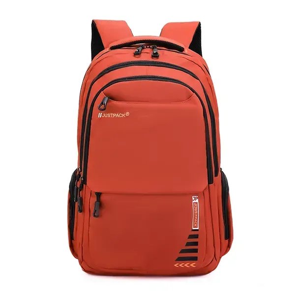 Помаранчевий міський універсальний рюкзак Justpack з ортопедичною спинкою для ноутбука до 17 дюймів